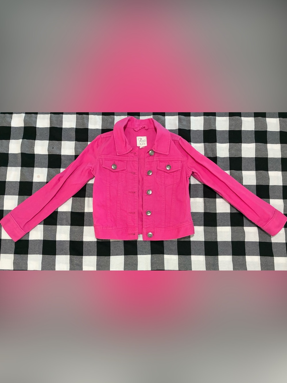 The Children’s Place Girls Pink Denim Jacket